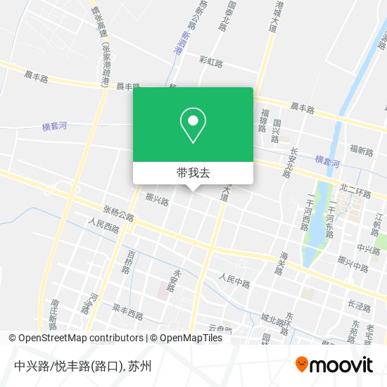 中兴路/悦丰路(路口)地图