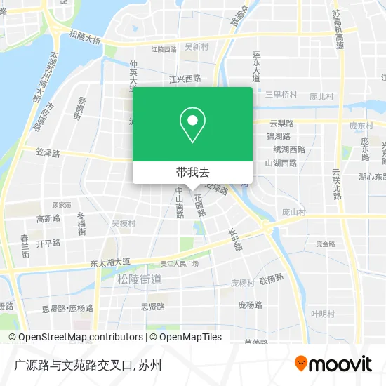 广源路与文苑路交叉口地图