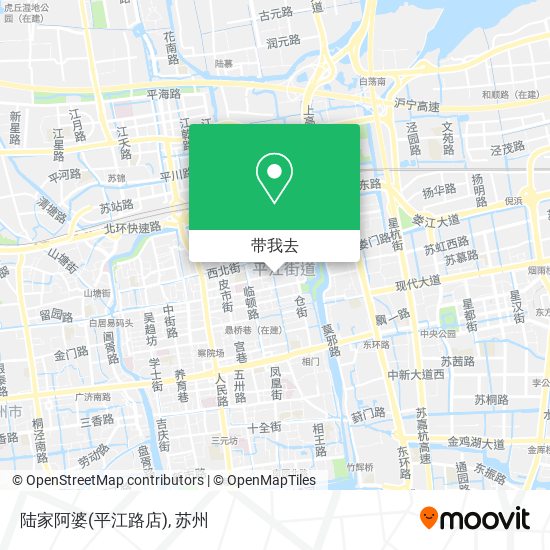 陆家阿婆(平江路店)地图