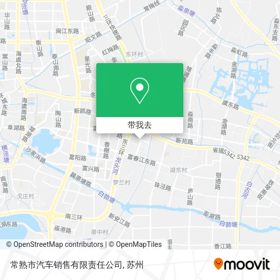 常熟市汽车销售有限责任公司地图