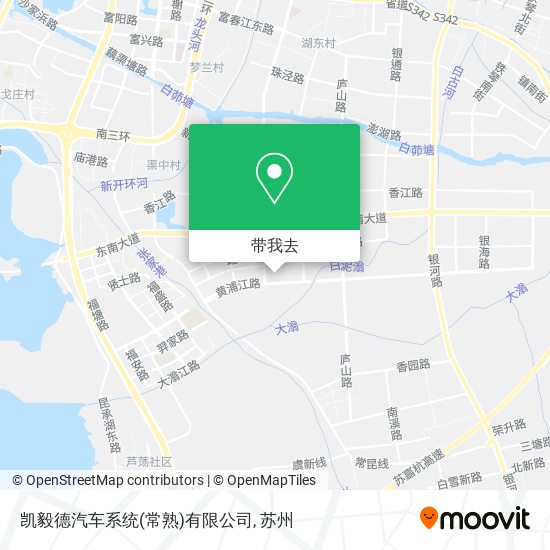 凯毅德汽车系统(常熟)有限公司地图