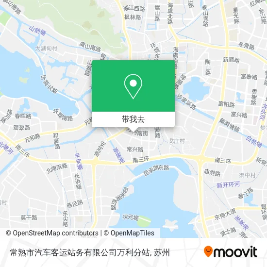 常熟市汽车客运站务有限公司万利分站地图