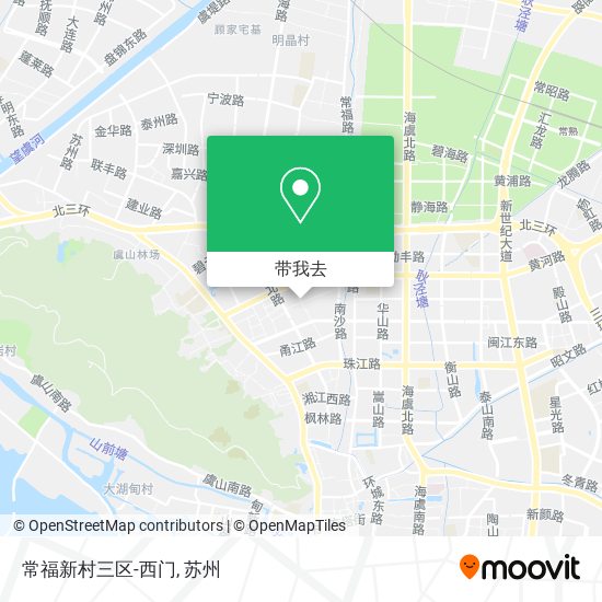 常福新村三区-西门地图