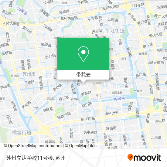 苏州立达学校11号楼地图