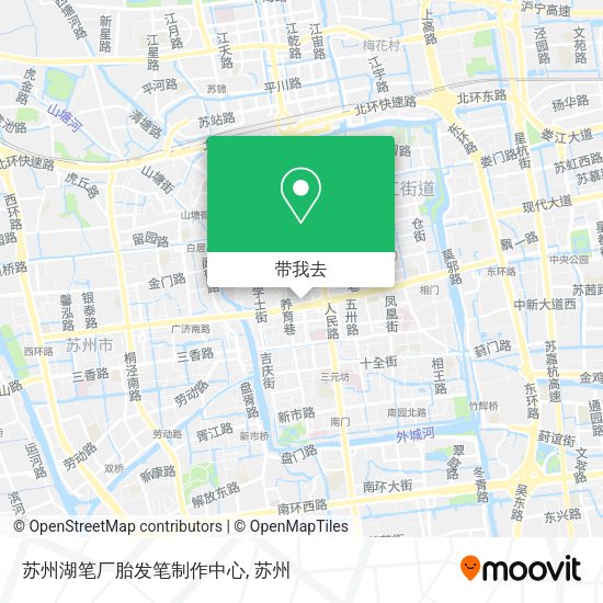 苏州湖笔厂胎发笔制作中心地图