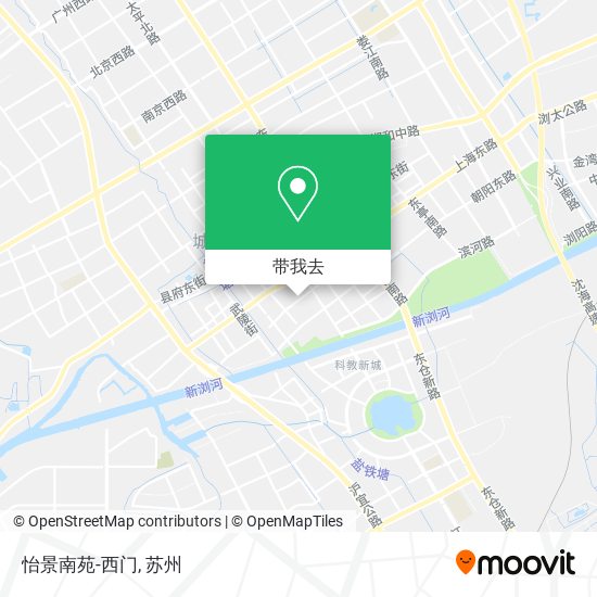 怡景南苑-西门地图