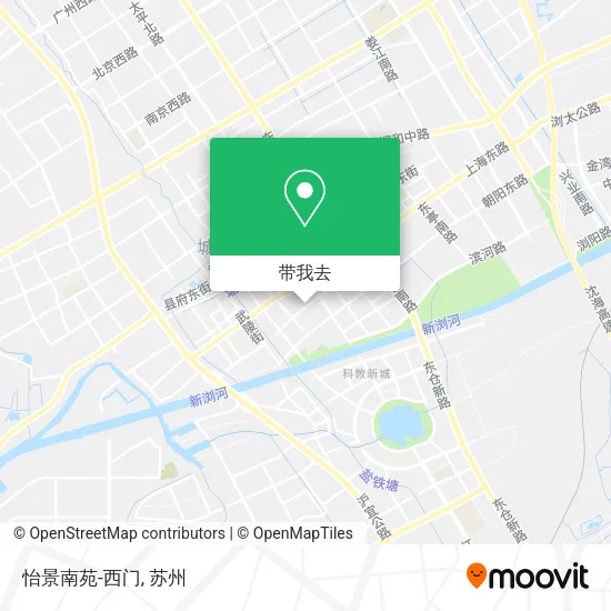 怡景南苑-西门地图