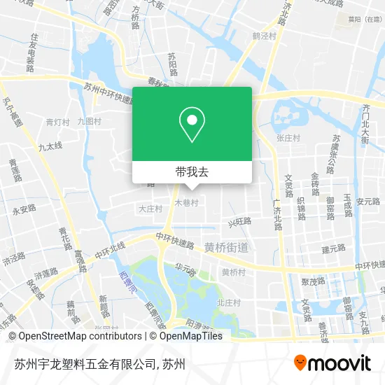 苏州宇龙塑料五金有限公司地图
