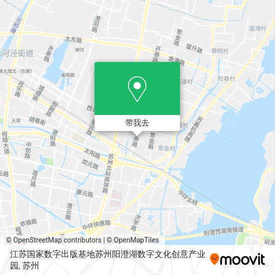 江苏国家数字出版基地苏州阳澄湖数字文化创意产业园地图
