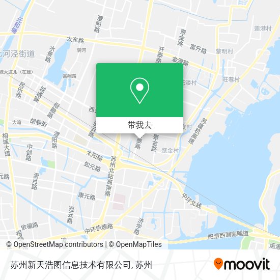 苏州新天浩图信息技术有限公司地图
