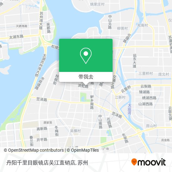 丹阳千里目眼镜店吴江直销店地图