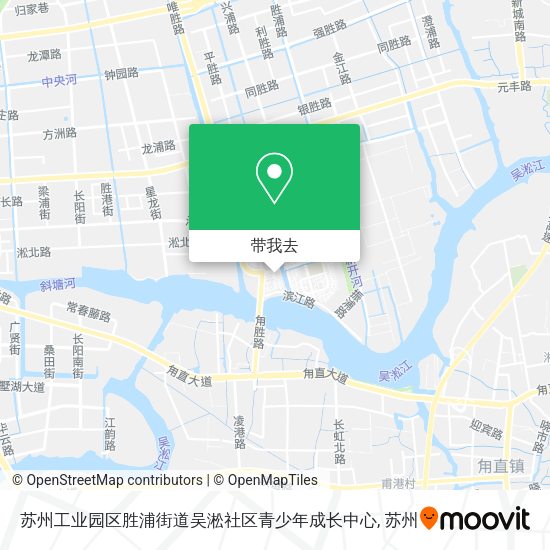 苏州工业园区胜浦街道吴淞社区青少年成长中心地图