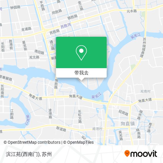 滨江苑(西南门)地图