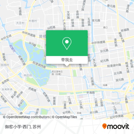 御窑小学-西门地图