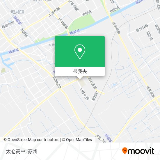 太仓高中地图