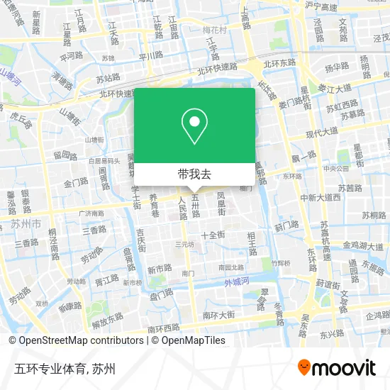 五环专业体育地图