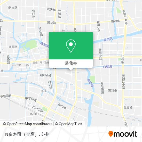 N多寿司（金鹰）地图