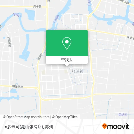 n多寿司(昆山张浦店)地图