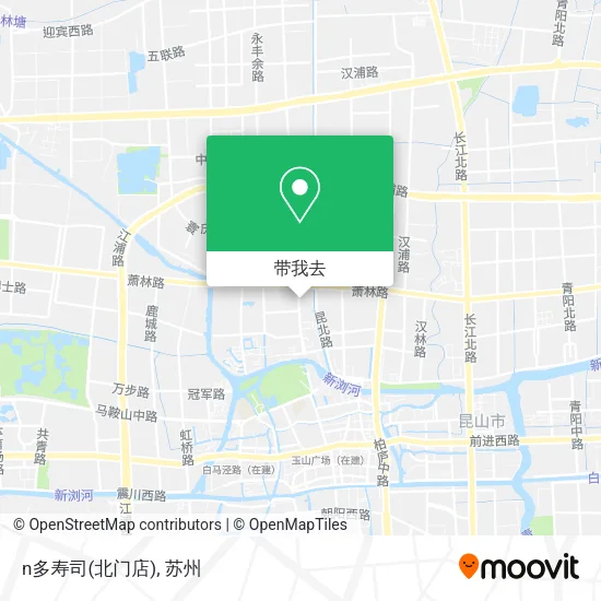 n多寿司(北门店)地图