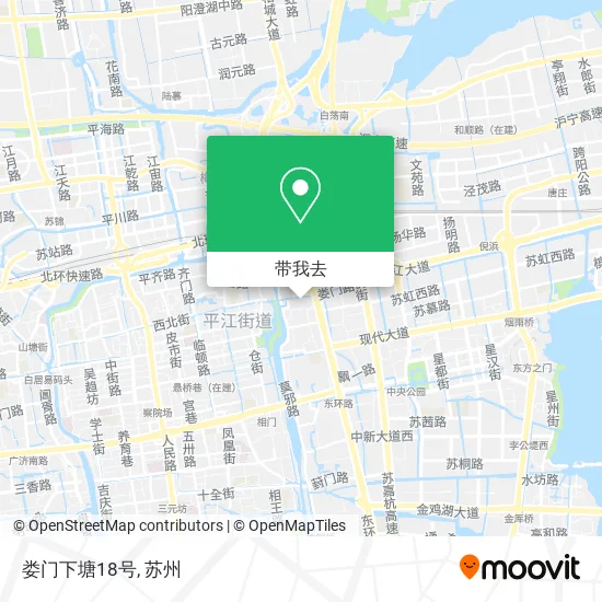 娄门下塘18号地图