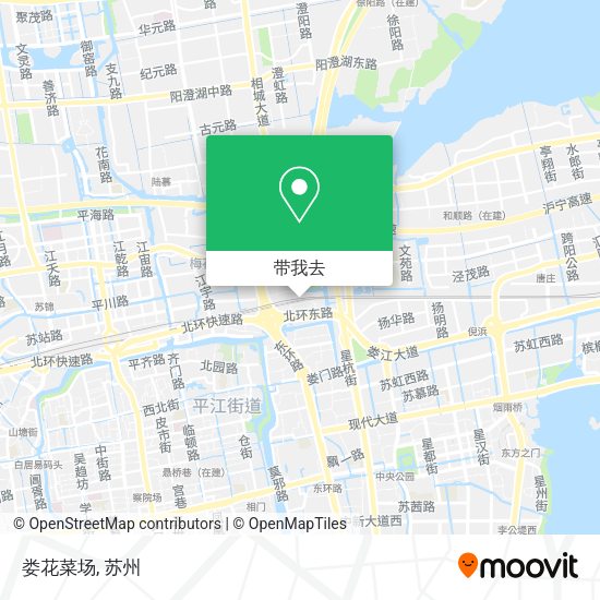 娄花菜场地图