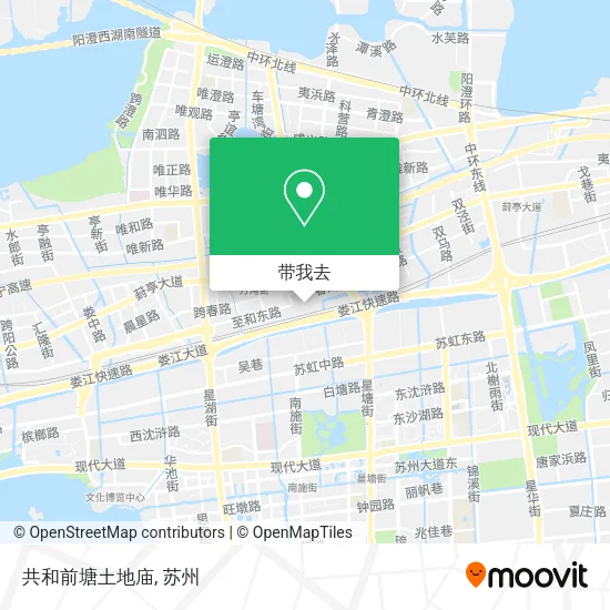 共和前塘土地庙地图