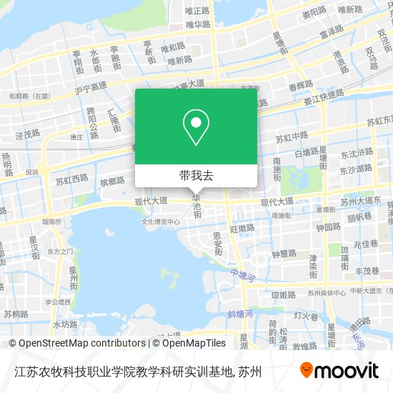 江苏农牧科技职业学院教学科研实训基地地图