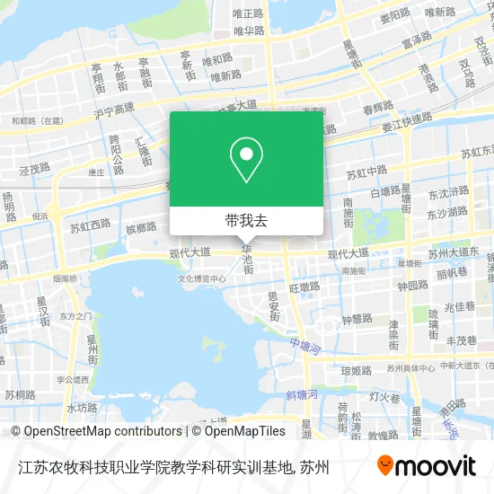 江苏农牧科技职业学院教学科研实训基地地图