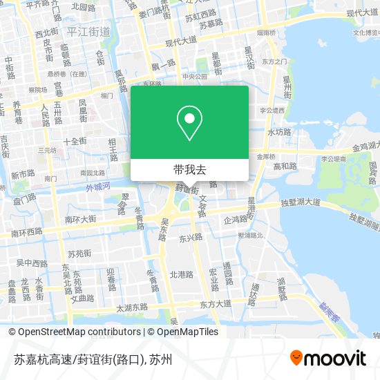 苏嘉杭高速/葑谊街(路口)地图