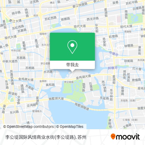 李公堤国际风情商业水街(李公堤路)地图