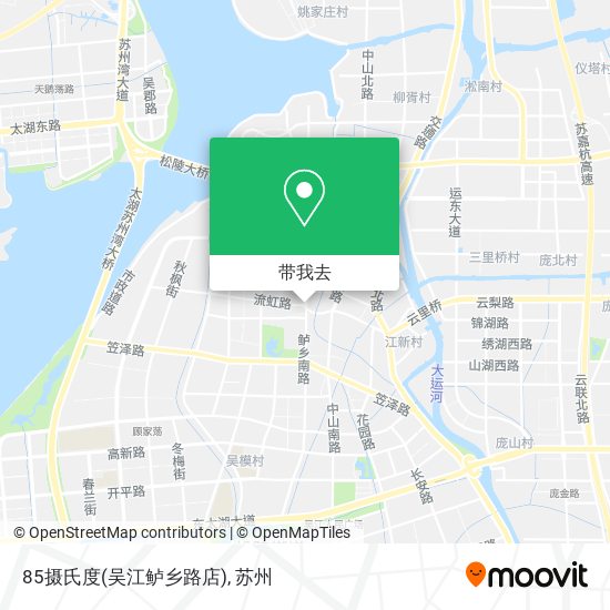 85摄氏度(吴江鲈乡路店)地图