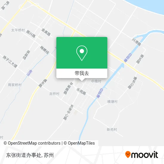东张街道办事处地图