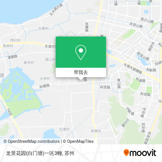 龙景花园(白门塘)一区3幢地图