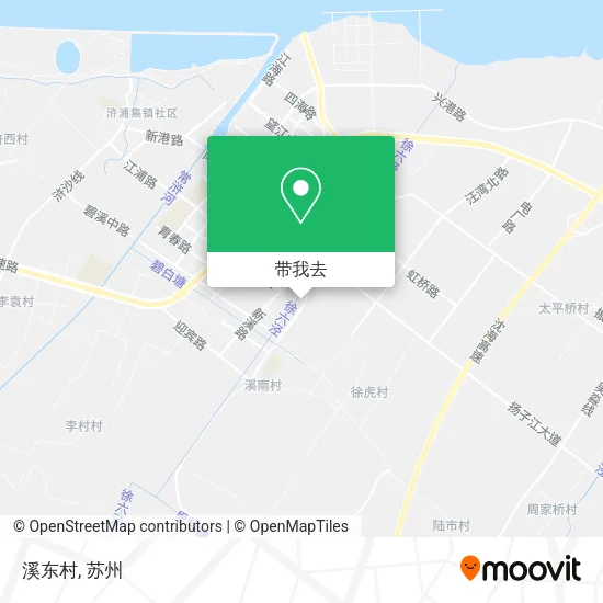 溪东村地图
