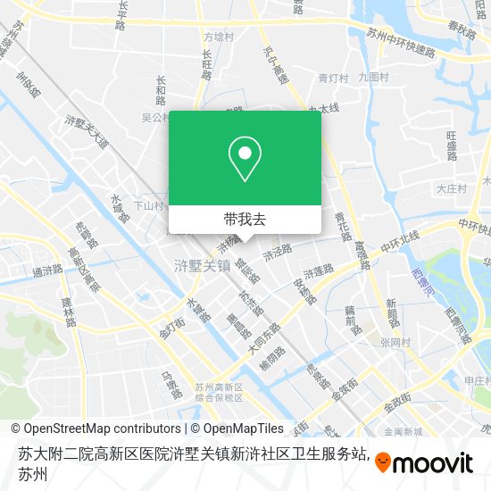 苏大附二院高新区医院浒墅关镇新浒社区卫生服务站地图