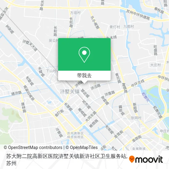 苏大附二院高新区医院浒墅关镇新浒社区卫生服务站地图