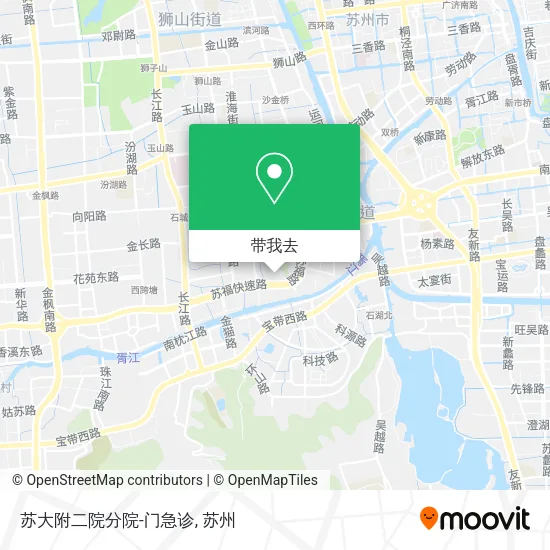 苏大附二院分院-门急诊地图