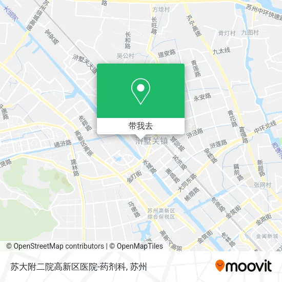 苏大附二院高新区医院-药剂科地图
