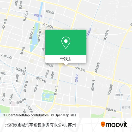 张家港通城汽车销售服务有限公司地图