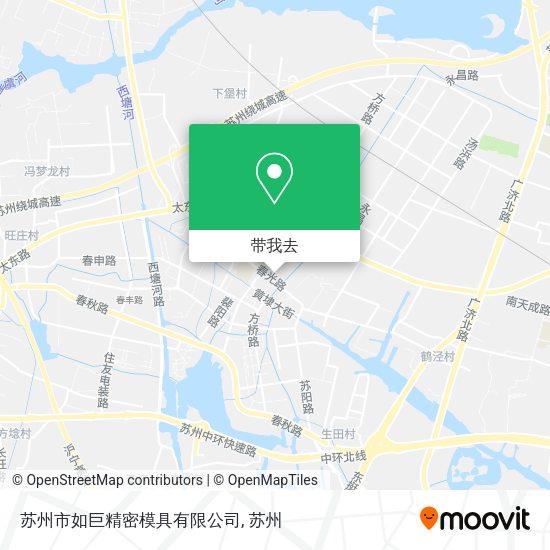 苏州市如巨精密模具有限公司地图
