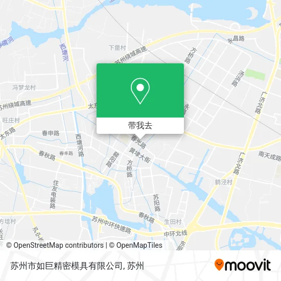 苏州市如巨精密模具有限公司地图