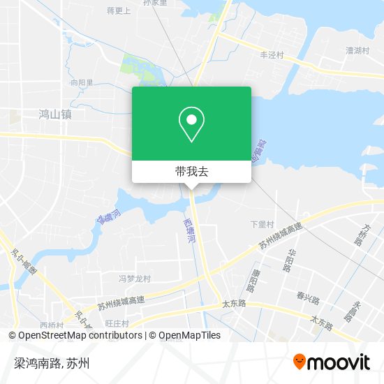 梁鸿南路地图