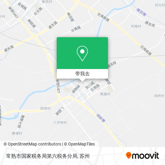 常熟市国家税务局第六税务分局地图