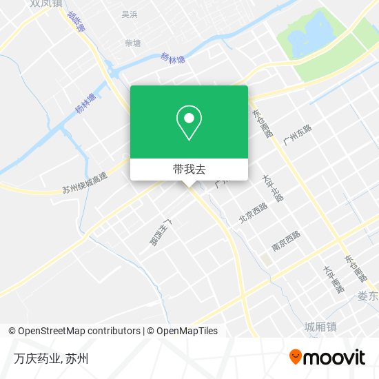 万庆药业地图