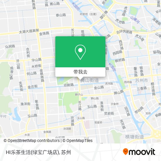 HI乐茶生活(绿宝广场店)地图