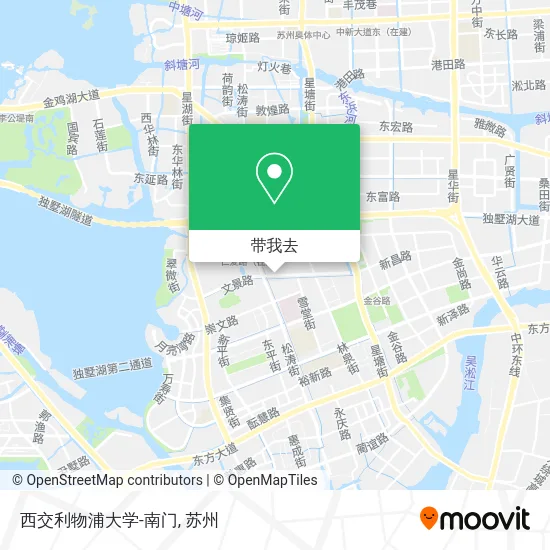 西交利物浦大学-南门地图