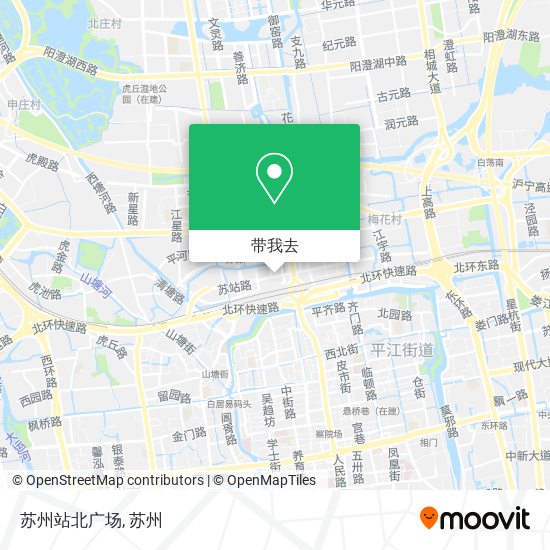 苏州站北广场地图