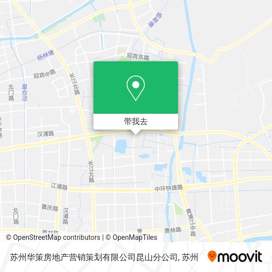 苏州华策房地产营销策划有限公司昆山分公司地图