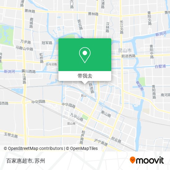 百家惠超市地图