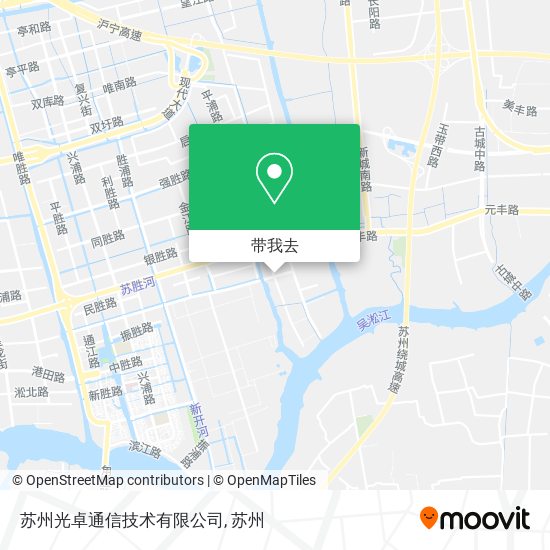 苏州光卓通信技术有限公司地图